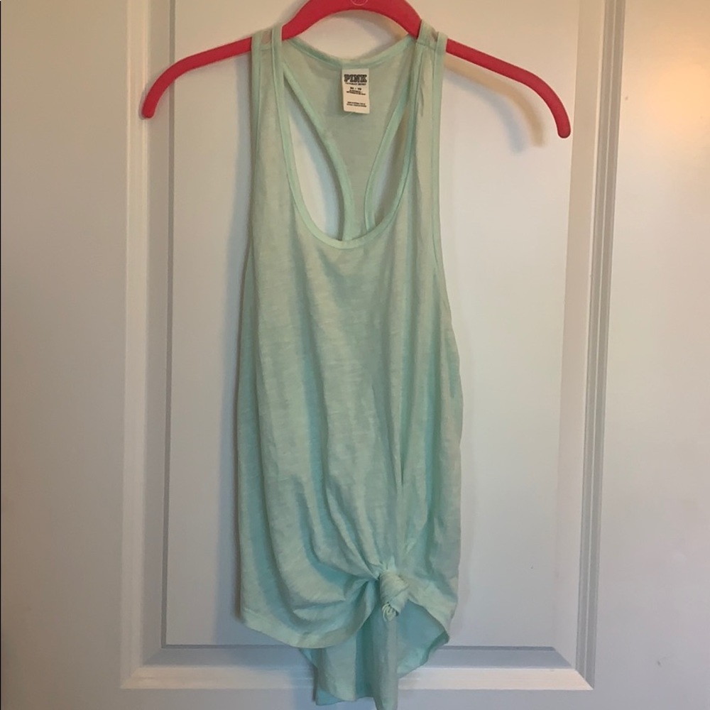 pink razor back athletic top